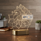 Laser Engraving Peacock art
