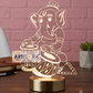 Laser Engraving Ganesha Playing Tabla