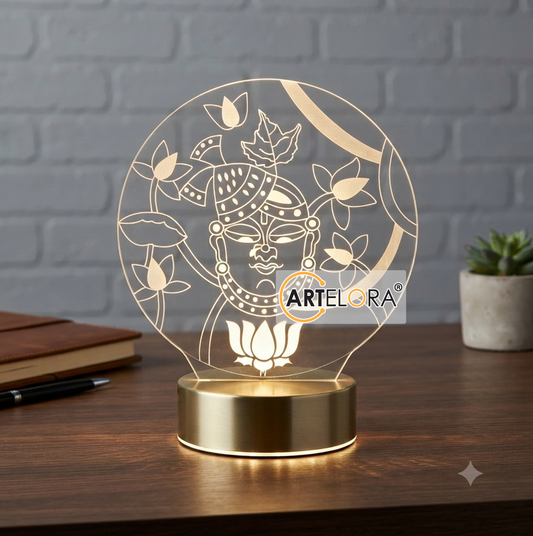 Laser Engraving Lord Shrinathji