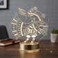 Laser Engraving Pichwai Peacock Artwork