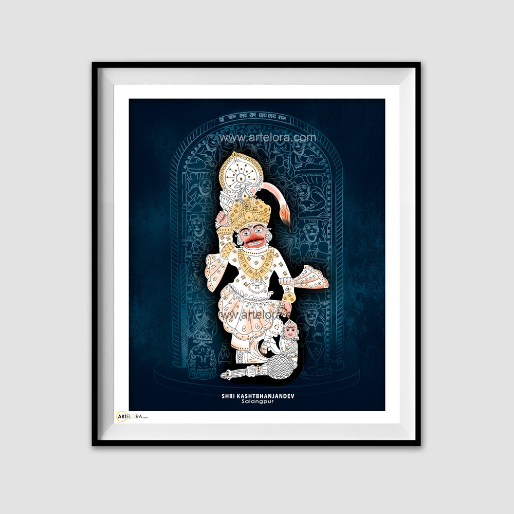 Canvas Kashtbhanjan Hanuman