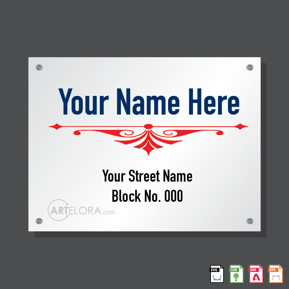 Name Plate Pattern