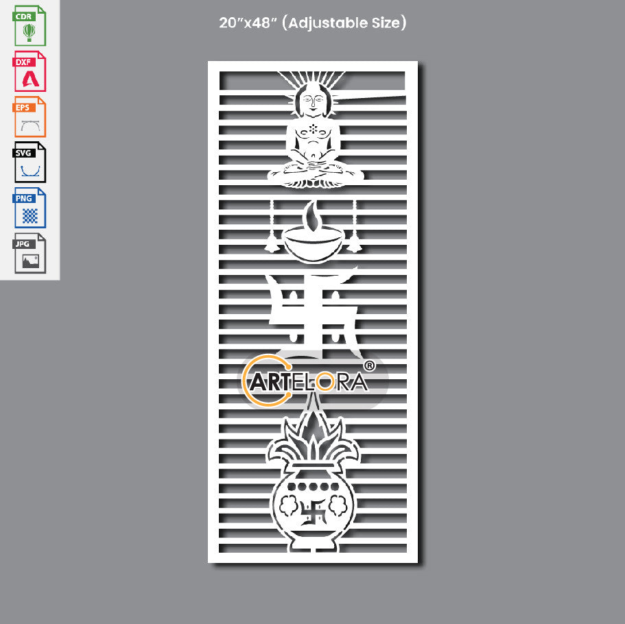 Grill Design Mahavira Laser Cutting