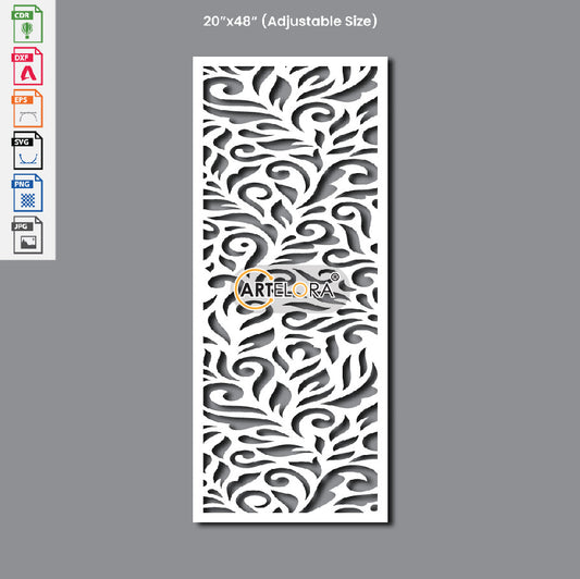 Grill Design Leaf Laser Cutting