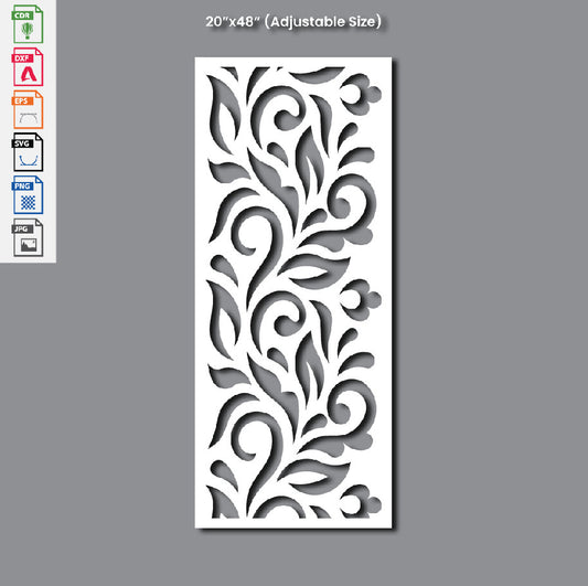 Grill Design leaf Design Laser Cutting