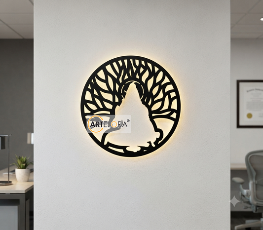 2D Modern Art Shiv Laser Cutting