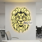 2D Modern Art Lion Laser Cutting