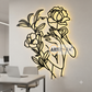 2D Modern Art woman with Flower design