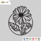 2D Modern Art Flower Laser Cutting Design