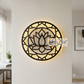 2D Modern Art Lotus Laser Cutting Design