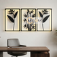 2D Modern Art Leaf Wall Frame Laser Cutting