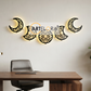 2D Modern Art Moon Laser Cutting