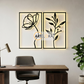 2D Modern Art Flower Laser Cutting