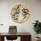 2D Modern Art flower Laser cutting Design