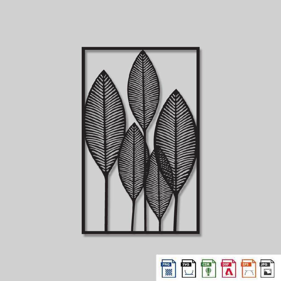 2D Modern Art leaf