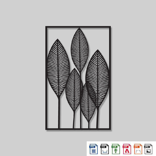 2D Modern Art leaf