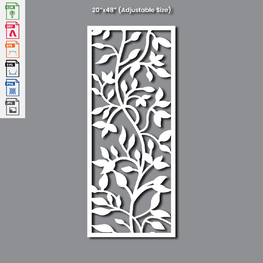 Grill Design Flower Laser Cutting