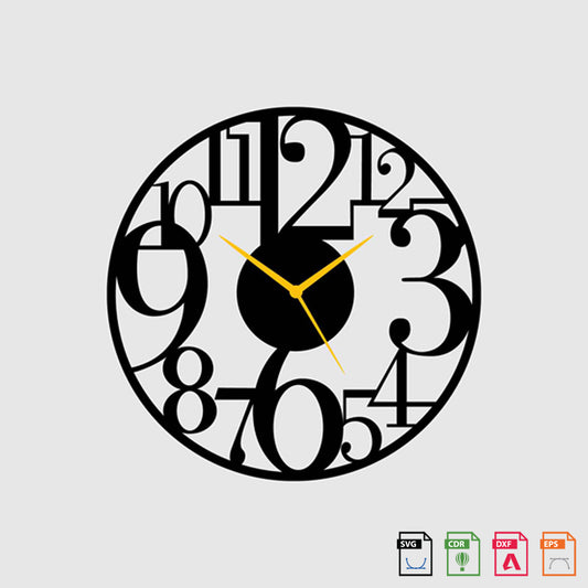 Wall Clock Number