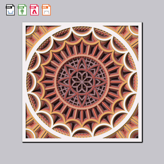 Mandala Art Square