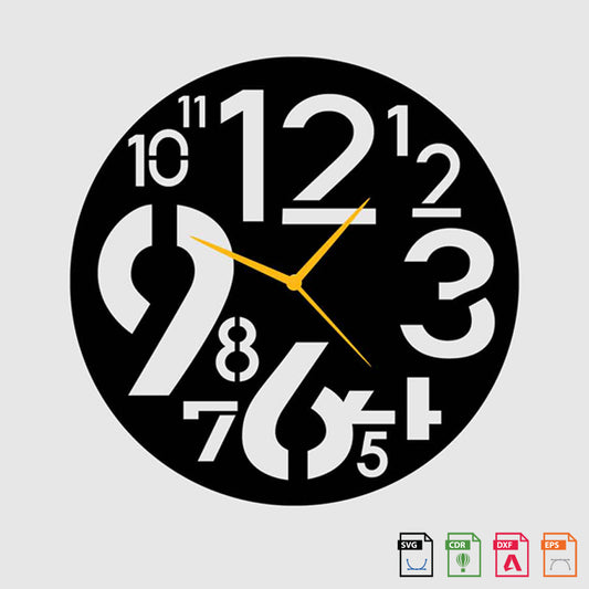 Wall Clock Round Number