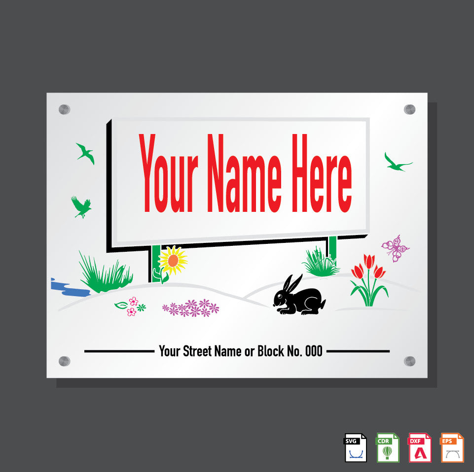 Name Plate Natural