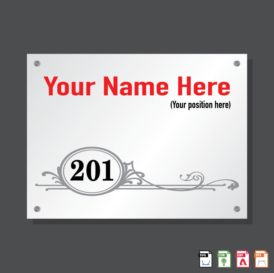 Name Plate Number