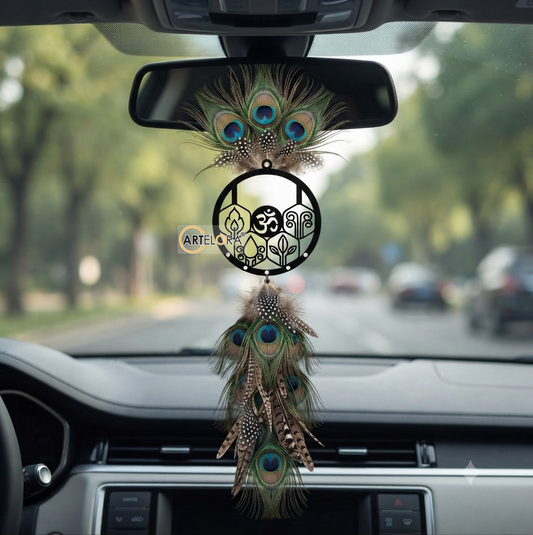 2D Modern Art Car Hanging OM