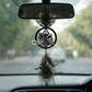 2D Modern Art Car Hanging Ganesh