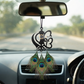 2D Modern Art Car Hanging Shikh