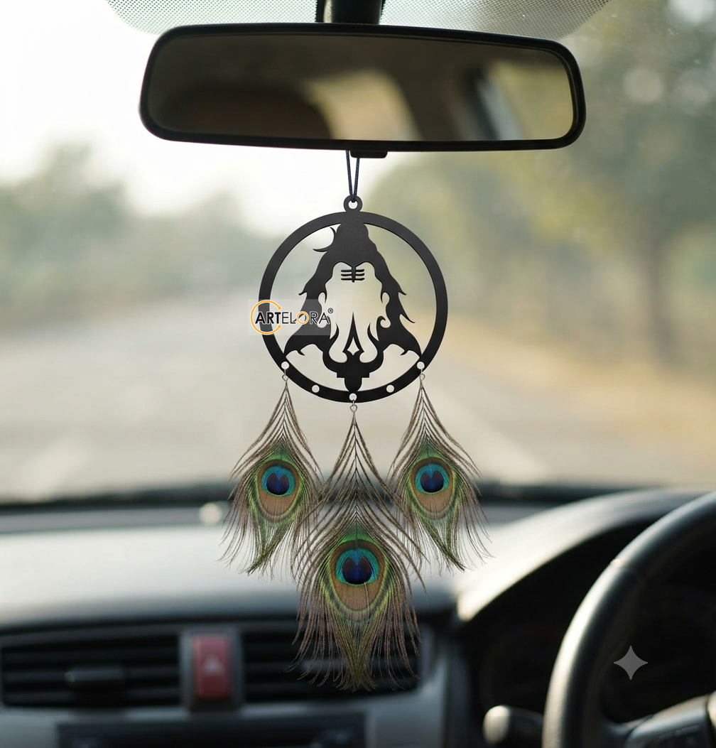 2D Modern Art Car Hanging Shiv