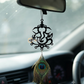 2D Modern Art Car Hanging Ganesh