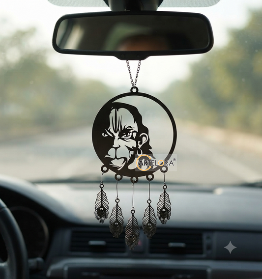 2D Modern Art Car Hanging Hanuman