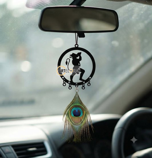 2D Modern Art Car Hanging Hanuman Laser cutting