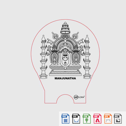 Laser Engraving MANJUNATHA