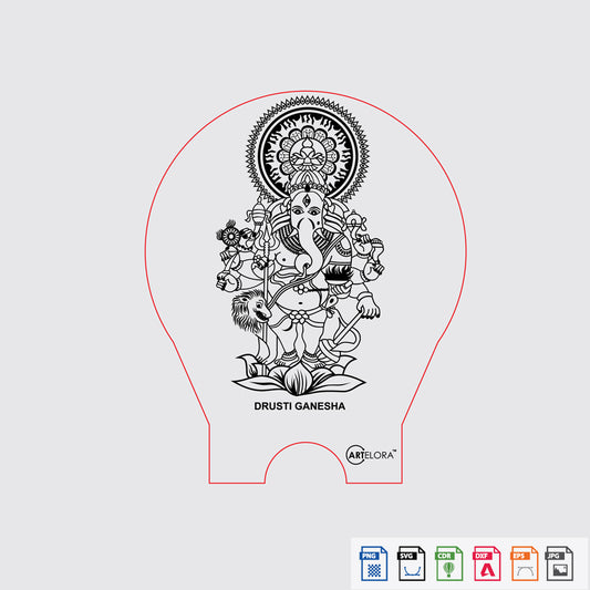 Laser Engraving Drusti Ganesh