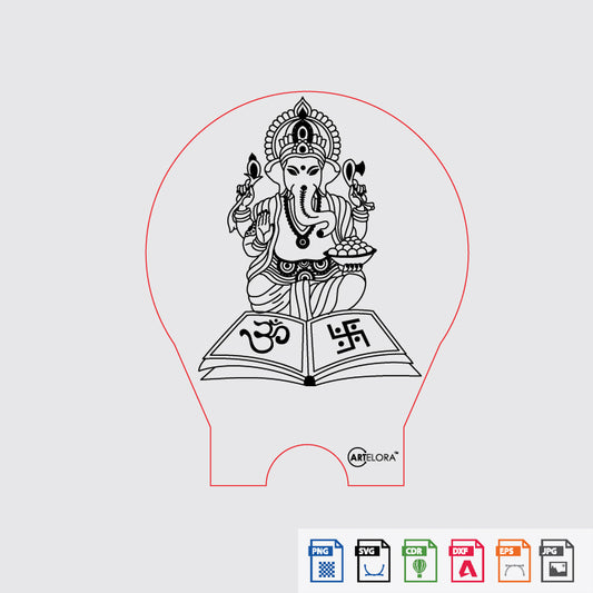 Laser Engraving Ganesh