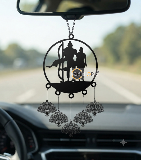 2D Modern Art Car Ram Sita Laser cutting
