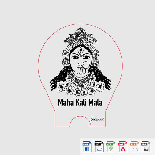 Laser Engraving Maha Kali Maa