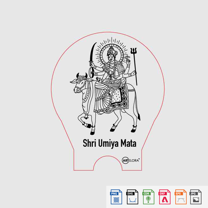 Laser Engraving Umiya Mata