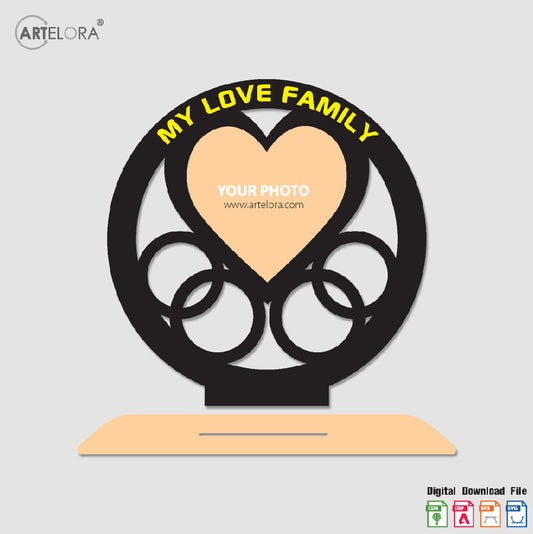 Collage Photo Frame My Love Family