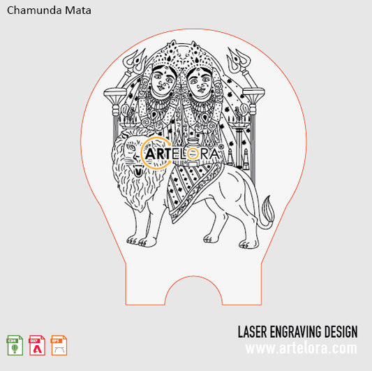 Laser Engraving Chamunda Mata
