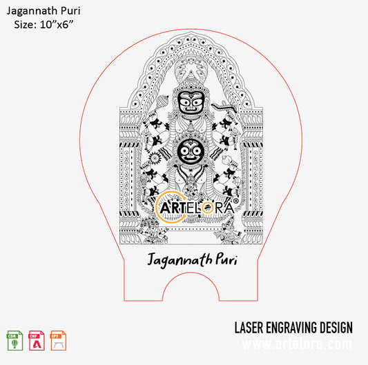 Laser Engraving Jagannath Puri