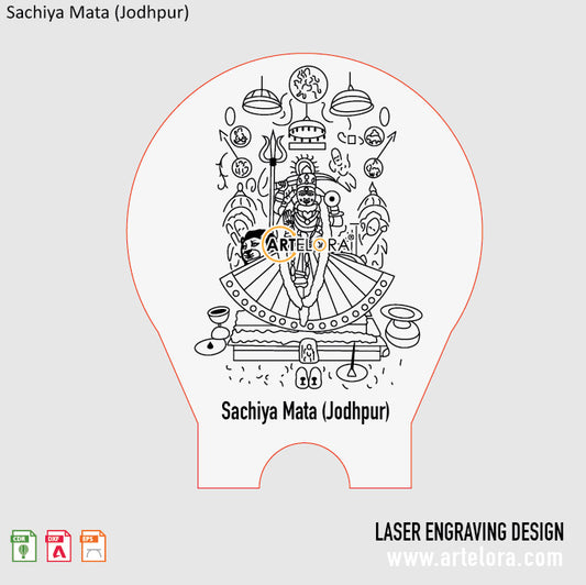 Sachiya Mata (Jodhpur) Laser Engraving