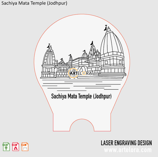 Sachiya Mata Temple (Jodhpur) Laser Engraving