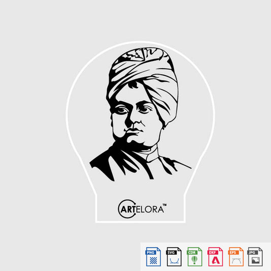 Laser Engraving swami vivekananda