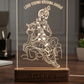 Laser Engraving Lord Vishnu Krishna Avatar