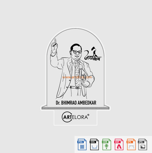 Laser Engraving Bhimrao Ambedkar