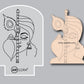Laser Engraving Cartoon Design (Ganesh, Hanuman, Krishna)