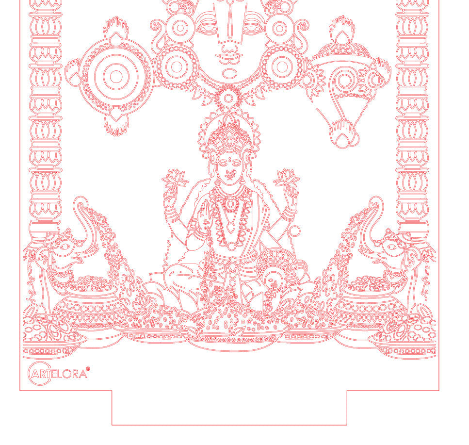 Laser Engraving Venkatesaya (Tirupati Balaji)