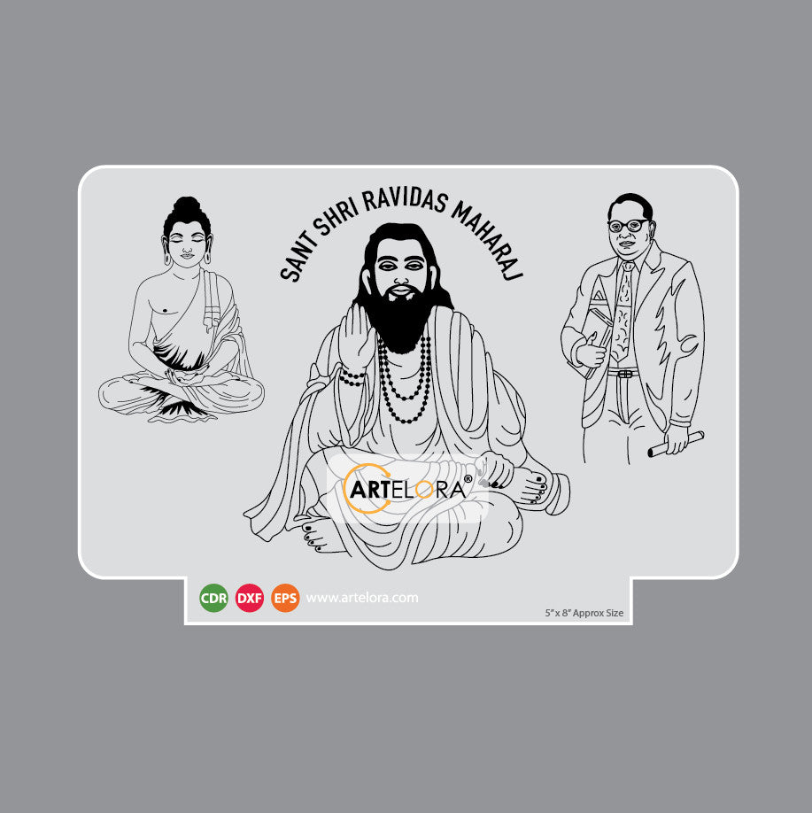 Laser Engraving Sant Shri Ravidas Maharaj